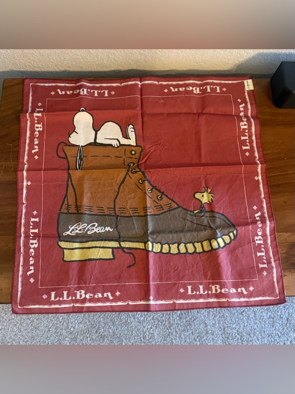 LLBean x Peanuts Bandana 21x21